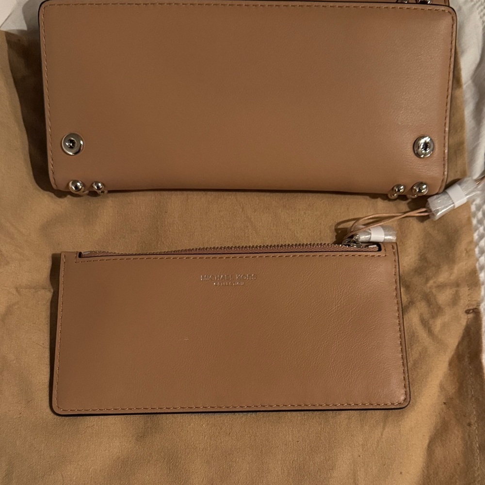 Michael Kors Collection Suntan Studded Wallet - Picture 3 of 7